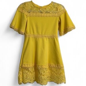 GB Girls Size 12 Sunny Yellow Sunday Dress